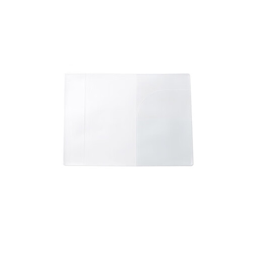 
He Jiagong thickened waterproof passport protective cover passport ID bag matte transparent travel passport clip shell card cover [thickened] 3 packs of transparent models