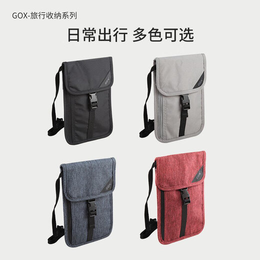 Antirrobo Flip Crossbody Pasaporte Air Ticket Clip Certificado Certificado Bolsa de almacenamiento Bolsas de agua Bolsos de teléfono móvil de gran capacidad Zhenghong Estilo universal para hombres y mujeres