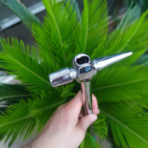 Complete railway train inspection hammer inspection hammer inspection hammer inspection hammer repair hammer railway inspection hammer iron handle geological hammer 150g small inspection hammer (short handle)