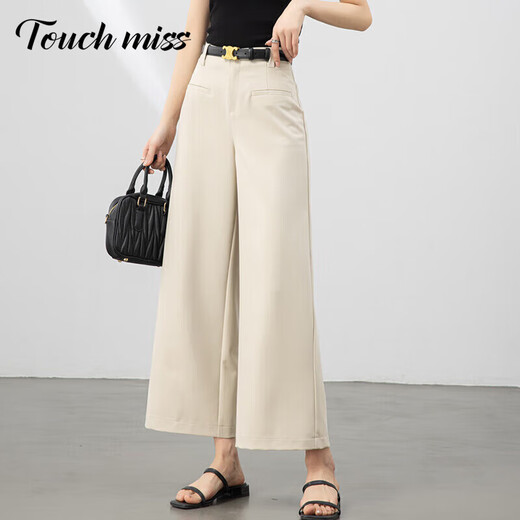 Tachimis Pantalon de large à pattes lâches décontractées pour les femmes 2025 Pantalon à jambe droite drapée de printemps et d'été