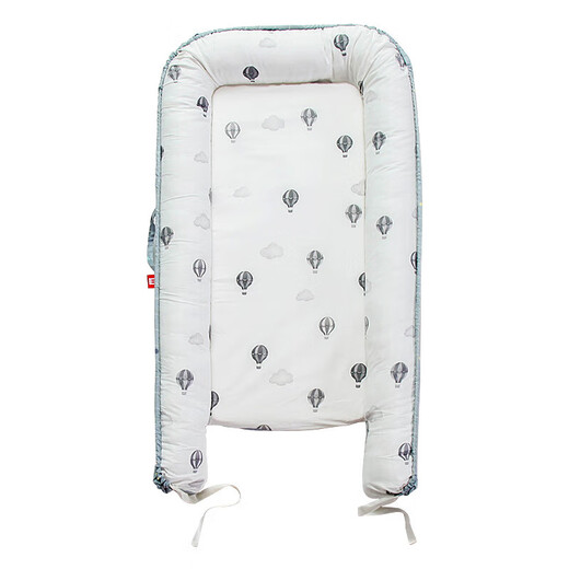 Anti-Druck-tragbare Schutzbabynest dreidimensionale Baumwollbionische Schlafisolation Krippe Korallenorange (mit Quilt) 55*90*15