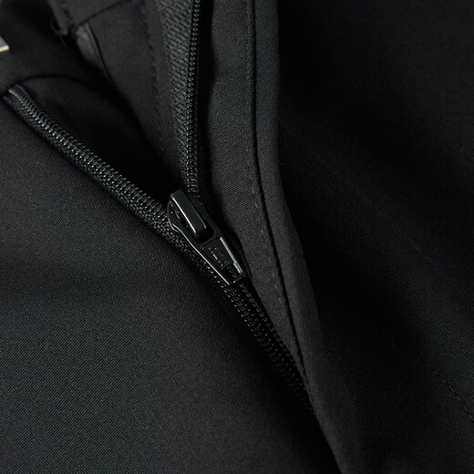 Heilan House (HLA) suit men's spring and autumn slim-fit imitation wool suit fashion brooch commuting professional tops men's suit black 56 (suit + pants) 165A /84A (44A) recommended 51~56kg