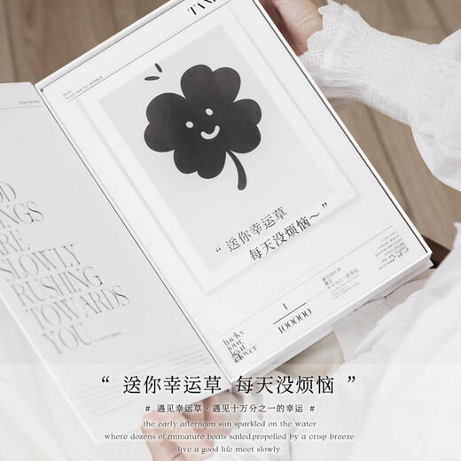 Taname good luck always lies in the necklace tower gift four-leaf clover necklace niche design clavicle chain birthday gift for girls 999 pure silver full gift box