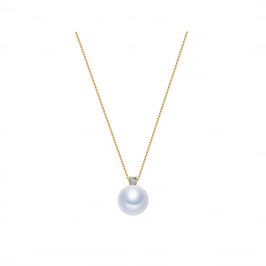 Ruan Shi RUANS/Ruan Shi Specially Selected 18K Gold 10.5-11.5mm Freshwater Pearl Princess Pendant Freshwater Princess Pendant