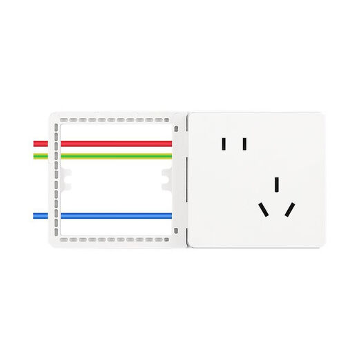 86-Kassetten-Erweiterungspanel-Typ, verdeckt, nationale Norm, Klimaanlage, wandfeste Erweiterungssteckdose, porös, multifunktional, für den Haushalt, 16A10A, universell, weiß, 16A10A, universelle Erweiterung nach unten, versetzte fünf Löcher mit nagelfreiem Kleber