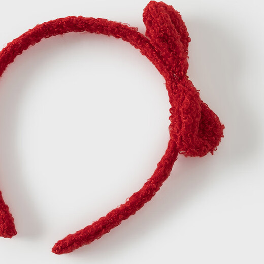 David Bella girls red headband baby plush hair accessories children's style headwear girl hairpin