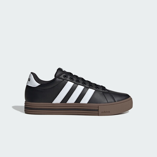 adidas DAILY 4.0复古百搭休闲板鞋男女阿迪达斯官方轻运动 白色/黑色/树脂黄 40.5