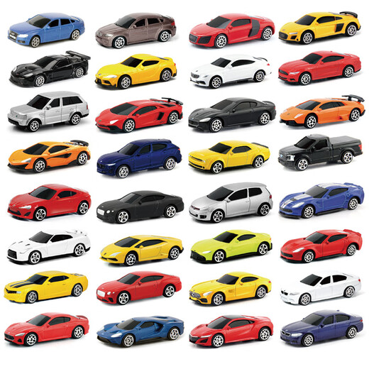 Shantou Lincun genuine authorized RMZ Yufeng 1 64 sliding alloy car model car model simulation children's play 344038 Audi R8 yellow