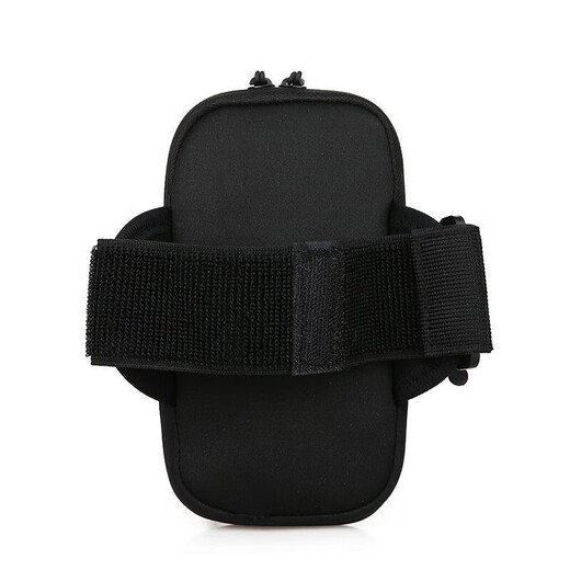 Lightweight and portable mobile phone arm bag outdoor unisex running arm strap arm bag fitness wrist bag mobile phone black arm bag