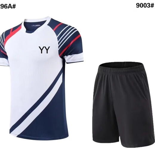 YONEX summer badminton uniform 2025 new competition men and women running short breathable sweat quick-drying training suit 6296B white women's top 3XL