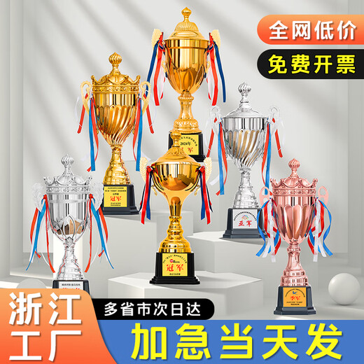 Trophée Shantou Linnun Metal personnalisé Créatif Creative Medal's Basketball Football Competition Étudiant Trophée des jeux de sports de maternelle Personnalisé 9902 Large taille