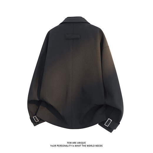 Nasawassup Lazy Men's Clothing Spring y Autumn New Style Handsome Faits Corean Trait Casual Trait Sense Boy Versátil Negro L [recomendado 110-130Jin [Jin equivale a 0.5 kg]]