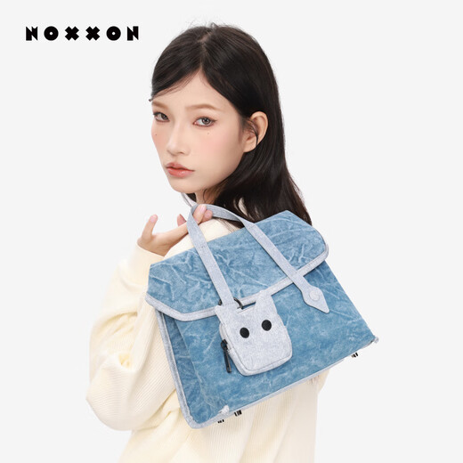 NOXXON偌闪休闲轻便小型书包上班皮质女可爱背包通勤双肩包痛包 沙漠黄