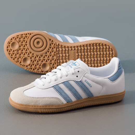 阿迪达斯 （adidas）三叶草女鞋 2025秋季新款运动鞋时尚复古T头鞋SAMBA OG W休闲鞋 JS1391 35.5