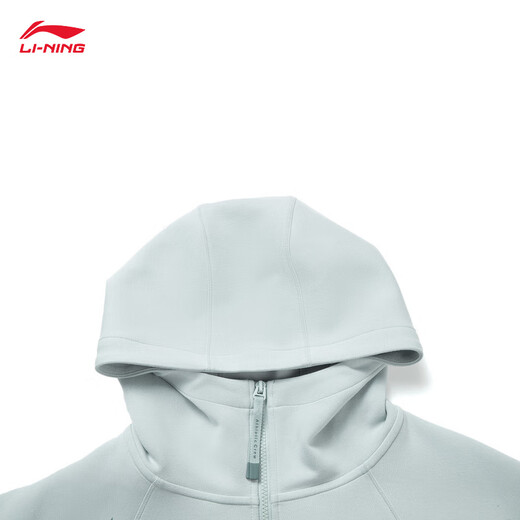 Толстовка на молнию Li Ning Женская 25 осенний фитнес -капюшон кардиган модный модный модный модный случай повседневного спорта Top AWDVC32