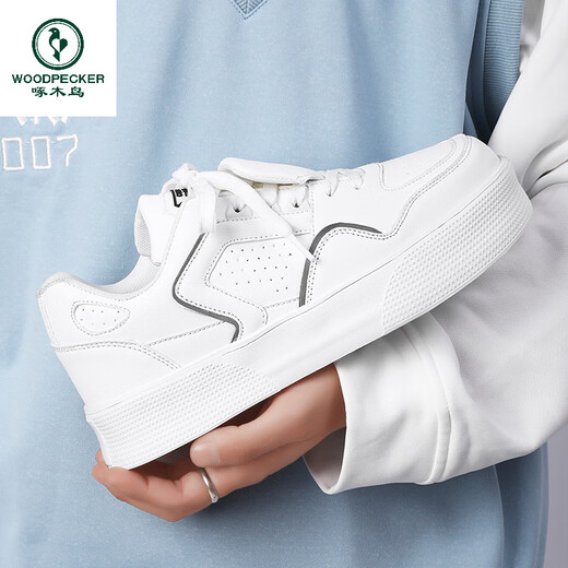 Woodpecker 2025 Summer Board Extra-Large Board 45 Suelas gruesas White White Landy Shoes 46 Sports Casual Shoes 47 Agrandado Highen Shoes 48 9910 White 45