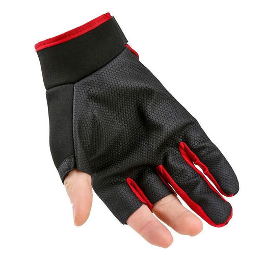 Thickened fishing gloves waterproof for catching fish, warm and breathable, three-finger lure fishing special gloves, 1 right hand with three fingers exposed, color random