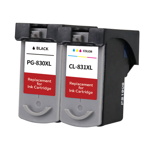 京呈适用佳能PG830 CL-831墨盒IP1880 打印机IP1980 2680 MP198墨盒 【1050页】830/831XL套装（不显墨量）
