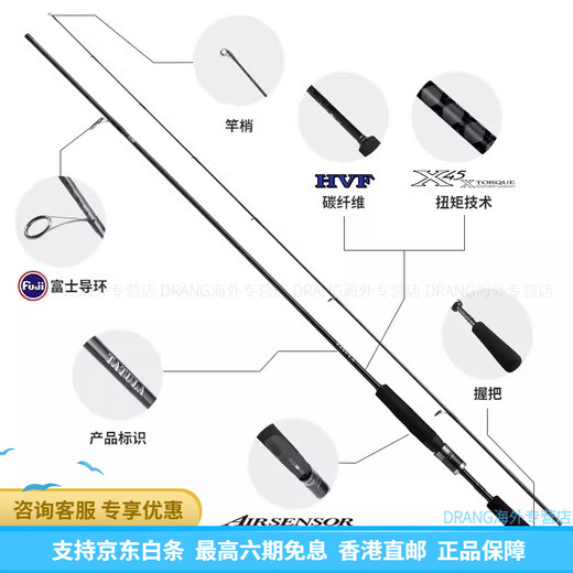 达亿瓦（DAIWA）25新款TATULA XT 蜘蛛鲈钓路亚竿泛用竿微物翘嘴远投 2.03m 24款 XT 682LFS 直柄2节