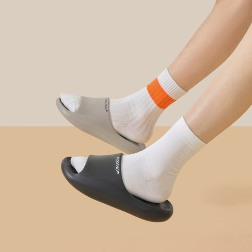Aokang men's shit-stepping slippers for summer indoor home household bathroom bath non-slip thick-soled eva deodorant slippers
