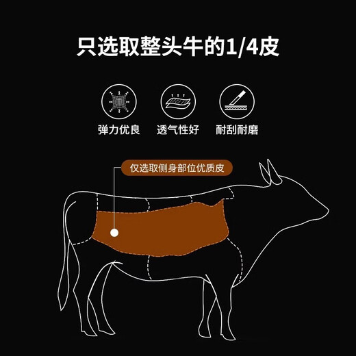 全品屋吧椅意式吧台椅现代简约高脚凳头层牛皮吧台椅子家用7170 意大利头层牛皮暖灰坐高55C