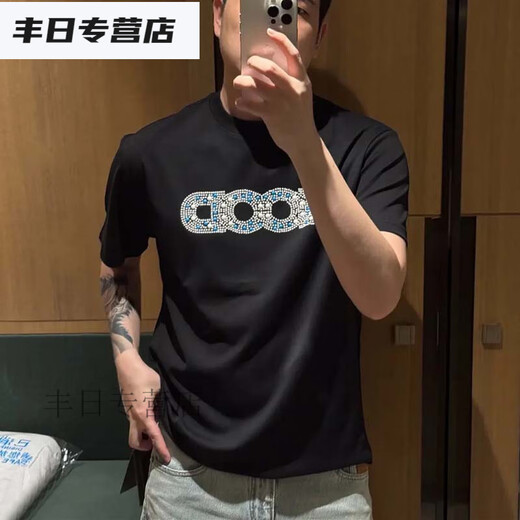 TYBURN赫库森短袖正肩修身圆领T恤潮流高质感夏季潮流百搭显肌肉上衣男 Jo1正肩白色短袖(前D9905) M 建议(100-130斤)