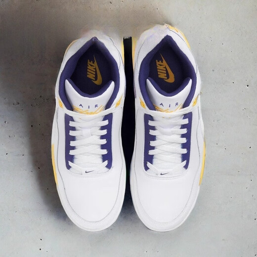 
Nike (NIKE) FlightLegacy White Blue Yellow Lakers Men's Basketball Shoes BQ4212FD9928 Official Flagship Authentic [BQ4212-102] 44.5