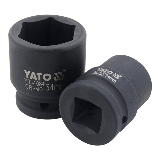 Yato Yiertuo () Cabeza de manga de cañón de viento Aire eléctrico hexagonal 3/4 Aire Llana de aire Selock de manga de neumáticos 48 mm YT-1098