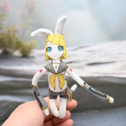 Cool Vine Virtual Sänger Hatsune Miku Mikuto Gemini Akzent Teto peripherer abstrakter Puppenmaus trocken bewegliche Ornamente Spannung 15 cm