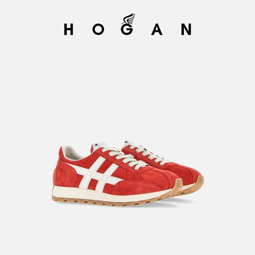 Hogan [Sonderangebot des Saisonende] Hogan -Paar Schuhe 86er Serie H671 Sport und Freizeitschuhe Rot/Weiß - Männermodell 40.5