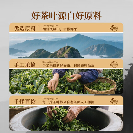 Zhongling Phoenix Dantong Milanxiang 2025 Spring New Tea Oolong Class Chaozhou Gaoshan Gift Auto-locking Gift 500g Box Box