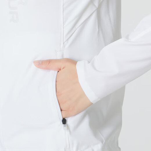 安德玛（Under Armour）官网女装 2025夏季新款时尚运动服训练舒适透气休闲外套防风夹克 1361384-100 S S/160/80A