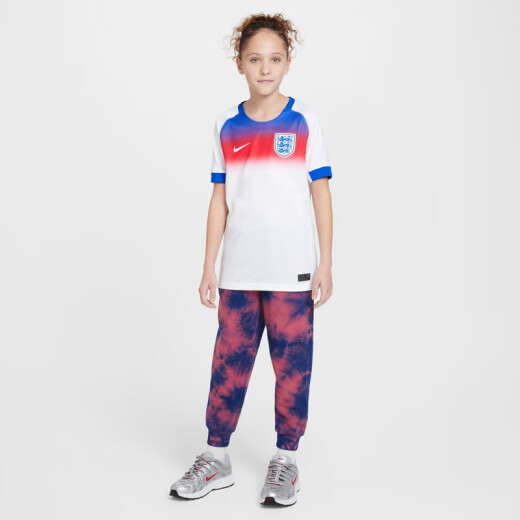 耐克（NIKE）官方男女童2025赛季英格兰队主场大童速干足球球衣FZ9197 405皇家宝蓝/白/白 135 XS