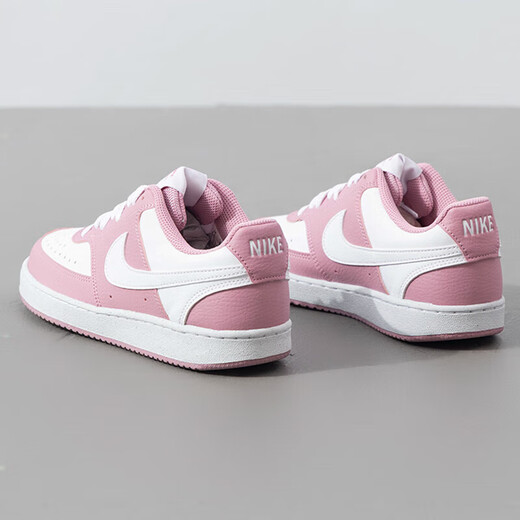 耐克（NIKE）鞋子女鞋 2025夏季新款低帮耐磨运动鞋帆布鞋休闲鞋透气板鞋 粉色/白色 35.5