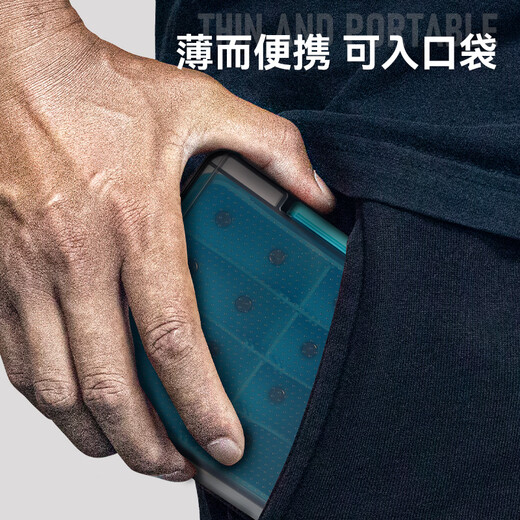 King Lure Magnetic Micro-Object Lure Box Magnetic Multi-Function Single Layer Lure Bait Box Fishhook Storage Box Fishing Gear Box Sky Blue