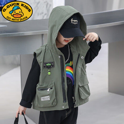 G.DuckKids Garçons Veste de travail Bébé veste à capuche Baby 2025 Printemps et automne