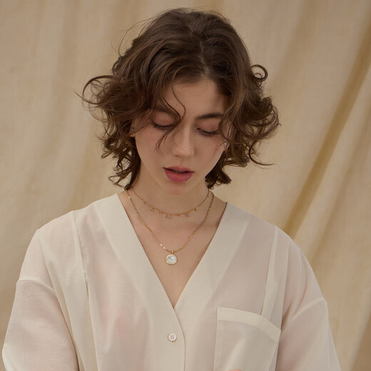 Arsis Silver Jewelry Secret Garden Midsummer Blues Pendant Necklace Exquisite Temperament and Versatile Clavicle Chain as a Birthday Gift for Your Girlfriend Midsummer Blues Pendant Necklace