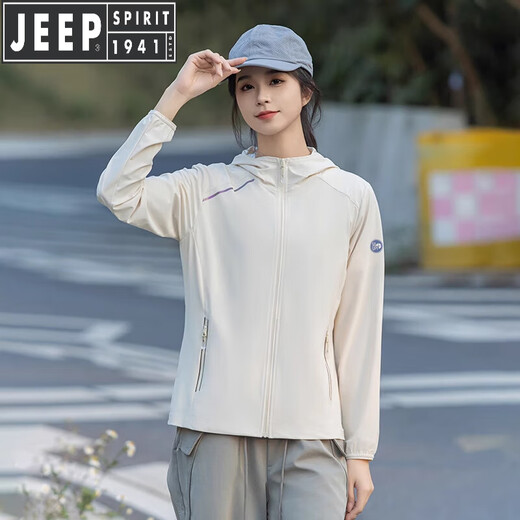 Jeep Spirit Jeep Sunscreen Одежда для мужчин и женщин летние новое ультрафиолетовое и дышащее ледяное шелковое шелковое из тонкой солнцезащитной одежды на открытом воздухе.
