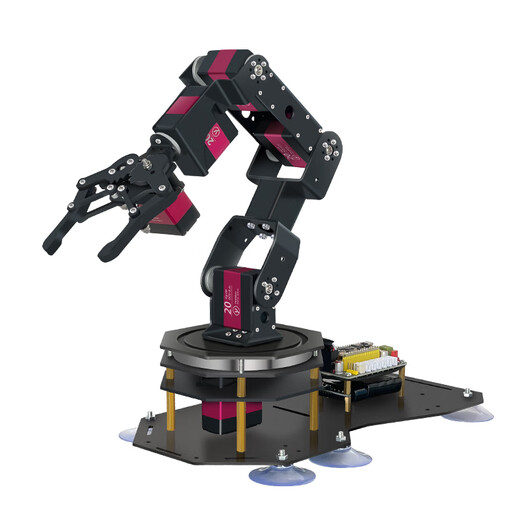 Robotic arm Arduino/STM32 microcontroller six-axis robot arm open source programming robot vision Km1 junior version + somatosensory gloves parts (self-assembly) x Arduino microcontroller