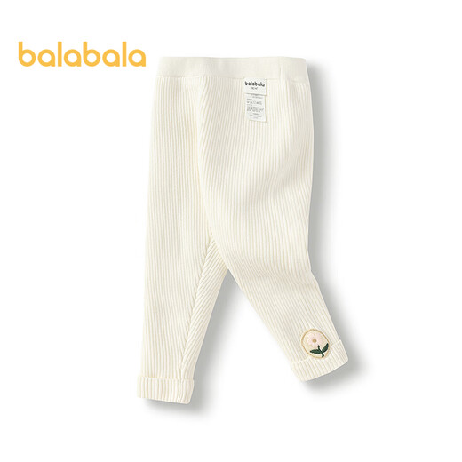 Balabala baby trousers plus velvet leggings for girls baby pants autumn and winter warm 2025 versatile 209425108001