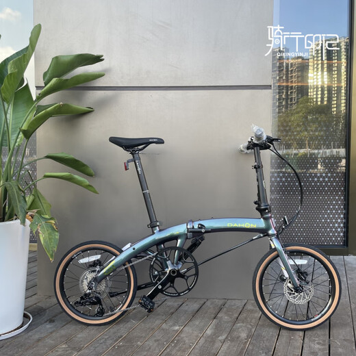 Dahon a gran escala plegable Bicicleta P9 Disco Disc Cambio de velocidad ultra luz Bicicleta para hombres y mujeres PAA693GT Nueva serie P10 lila 18 pulgadas_349