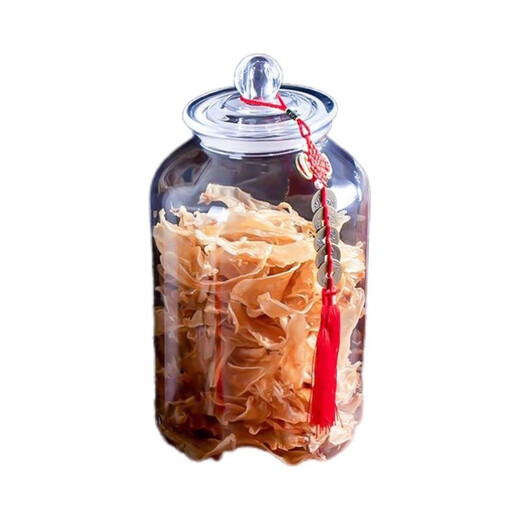 Blumenfisch Kleber Geschenk Jar Anti-Acryl-Seepferdchen Seelkurke transparent Plastiksiegel Jar Hirsch Geweih Cordyceps Aufbewahrungsglas 15267 Flaschenkörper Haustier