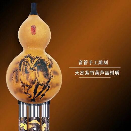 Ximag Purple Bamboo-тыква шелк C Down BFD Tune Beginner Professional Professional Performance Level Wursh Flagship Mase Musical Instrument Brand High-end [горячая картина Dragon и Phoenix Tube] B-масштаб + подарок