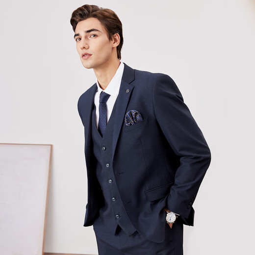 Shanshan traje de lana set de tres piezas para el negocio masculino anti-madrugas