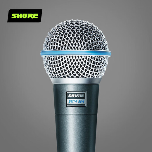SHURE BETA58A SM58S wired dynamic microphone K song live broadcast guitar playing and singing performance recording microphone BETA58A + 5 meters XLR cable