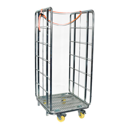 Wen Yijia detachable logistics vehicle mobile storage sorting two-sided electroplating vehicle turnover handling tool trolley cage trolley length 700*width 800*height 1700MM