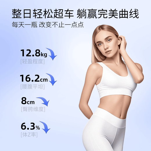 FriendCare New Zealand FriendCare Pilates 3D Dual Cabin Drink Plant Extract Abdominal Burning Bottle 1 Box