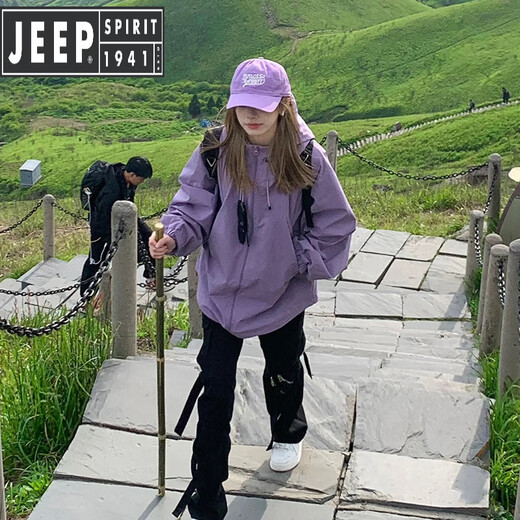 JEEP SPIRIT jacket for women with high-end three-in-one summer 2025 new mountaineering suit mountaineering Tibet outfit jacket for women black M