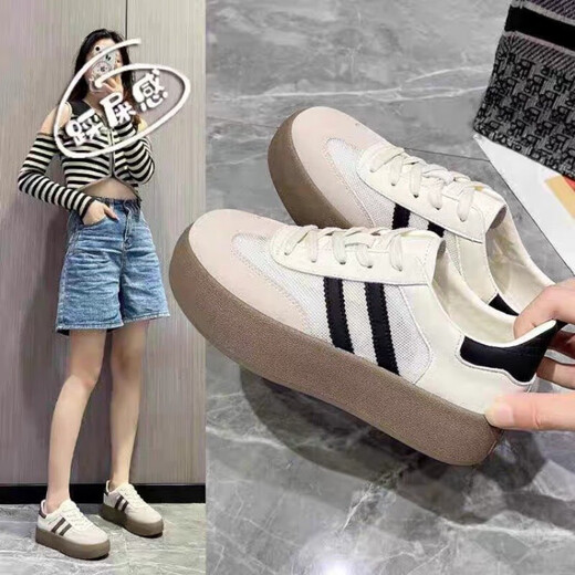 Wasserdichte und beliebte Internet -Promi weiße Schuhe 2025 Sommer neues Netz atmungsaktiven Schuhen für Frauen vielseitiges Brett Freizeitschuhe Mesh Schuhe Beige Brown 38