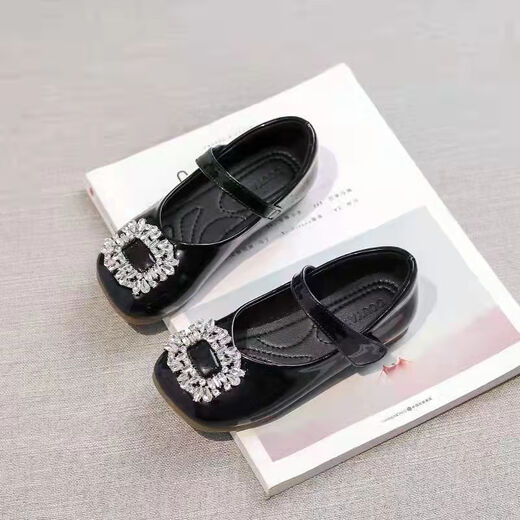 ABC Princess Shoes Girls Small Leather Shoes Red 2026 Mary Jane Shoes Little Girls Children's Shoes Soft Sole Baby Girls Shoes Beige 25 Inner Length 15cm